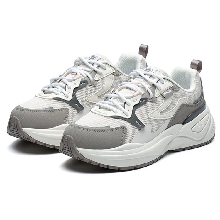 Chaussures « Dad Shoe » « Rose Gris Blanc »
