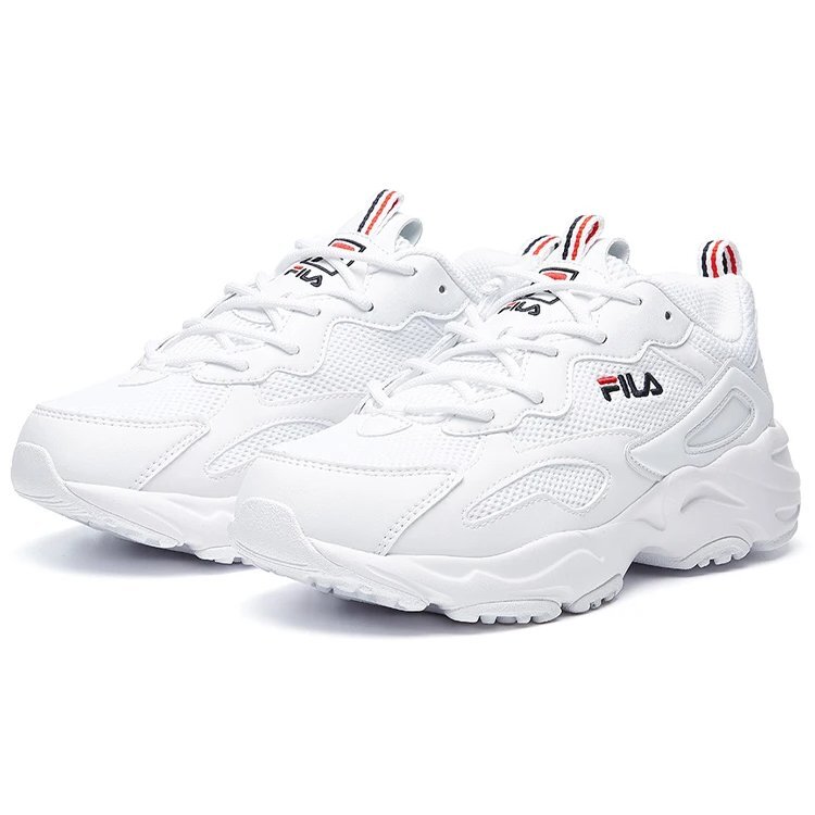 Chaussures décontractées basses résistantes à l'usure de la série Tracer, blanches