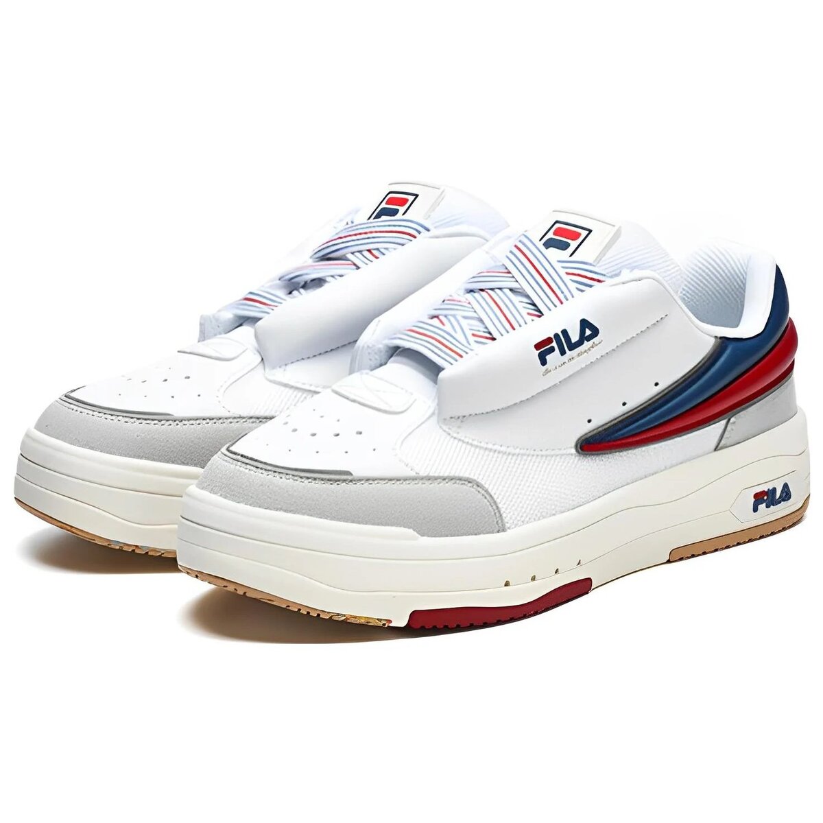 Chaussures décontractées « Blanc Bleu Rouge »
