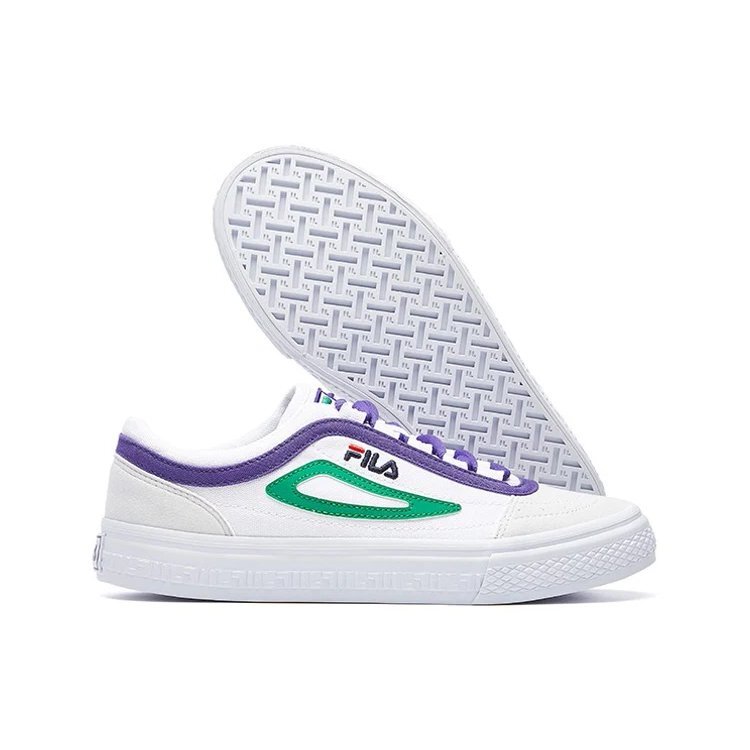 Chaussures décontractées légères Blanc/Vert/Violet