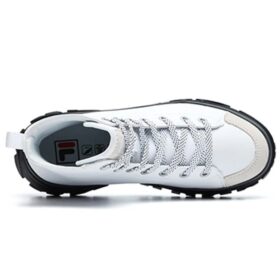 Chaussures décontractées montantes pour l’extérieur, blanc et noir