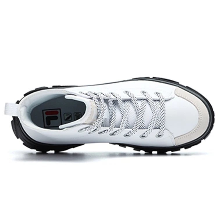 Chaussures décontractées montantes pour l'extérieur, blanc et noir