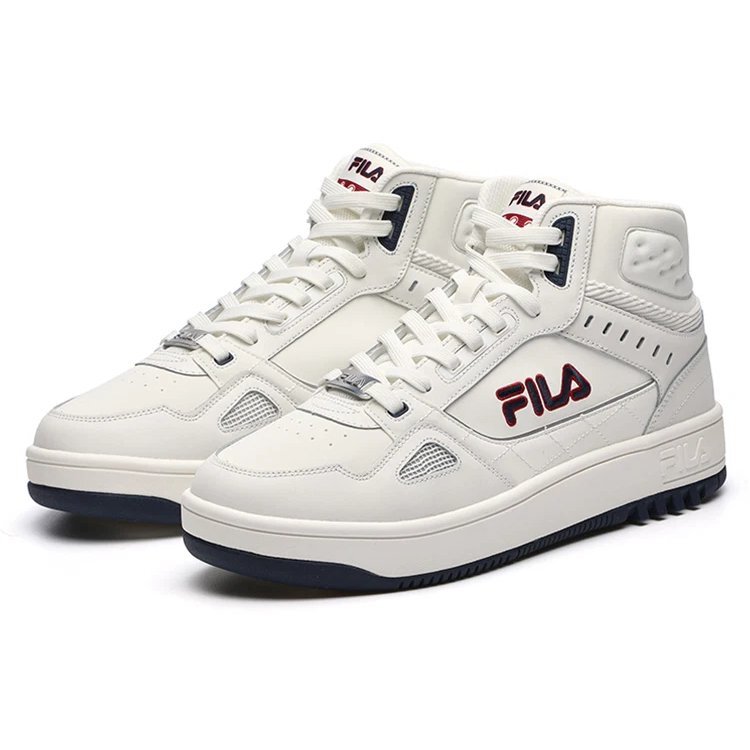 Chaussures de basket-ball rétro montantes « Blanc »
