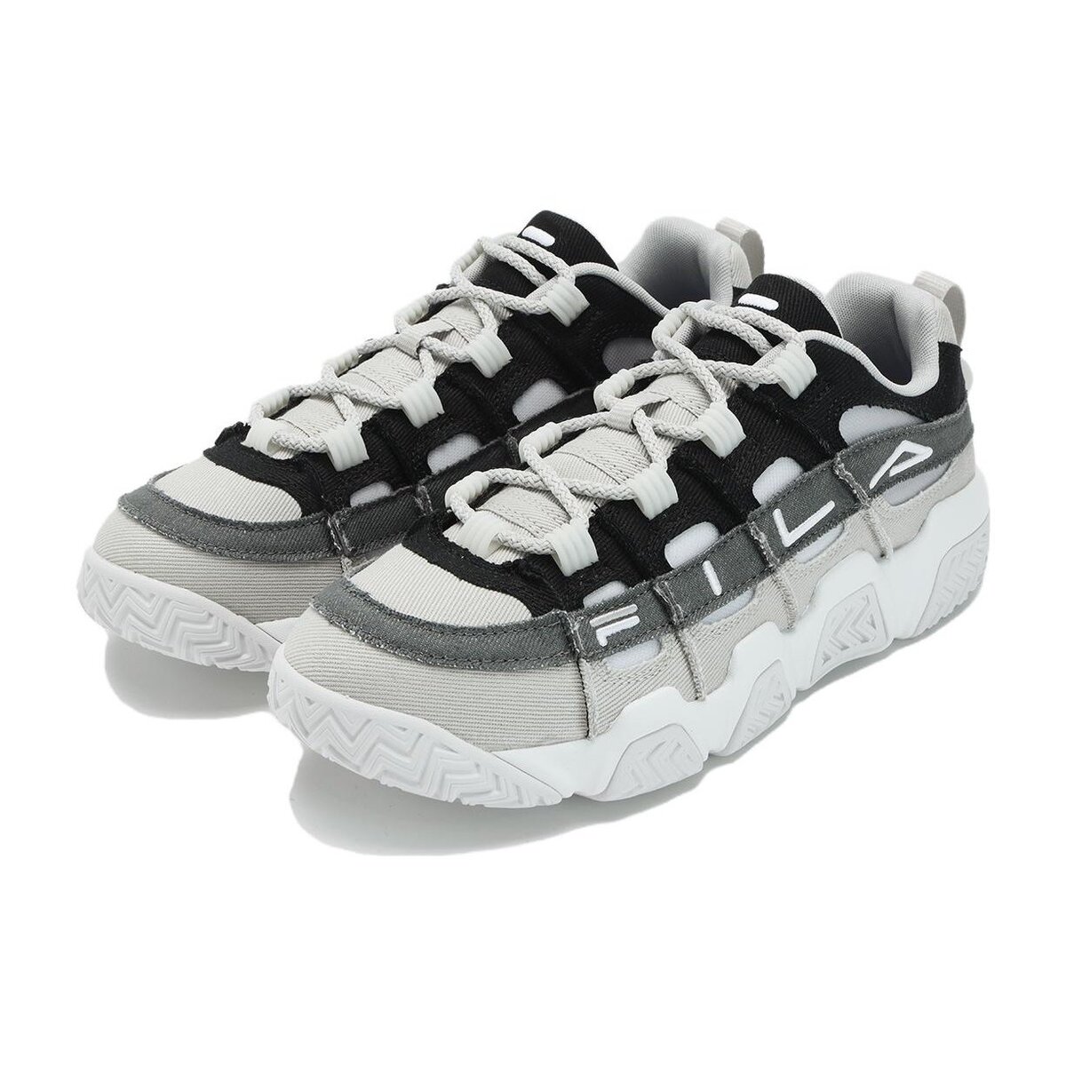 Chaussures de basket Barricade « Blanc Gris Noir »