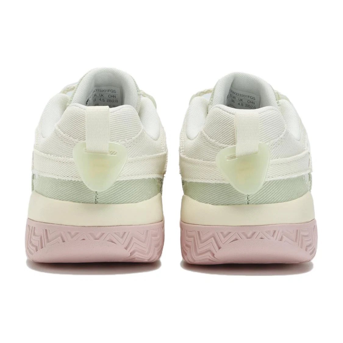 Chaussures de basket Barricade « Blanc Vert Rose »