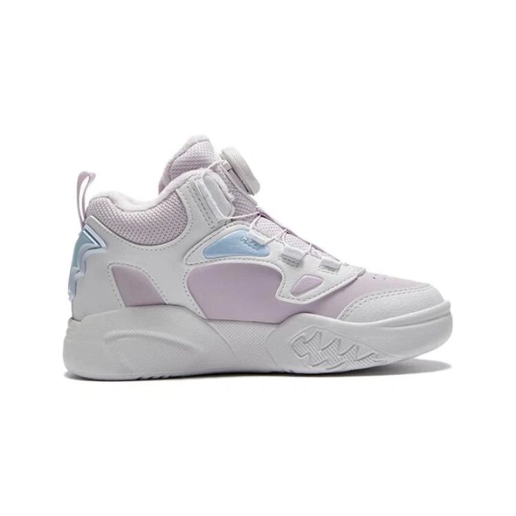 Chaussures de basket montantes lifestyle « Blanc Rose Bleu »