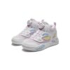 Chaussures de basket montantes lifestyle « Blanc Rose Bleu »