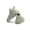Chaussures de basket rétro montantes grises