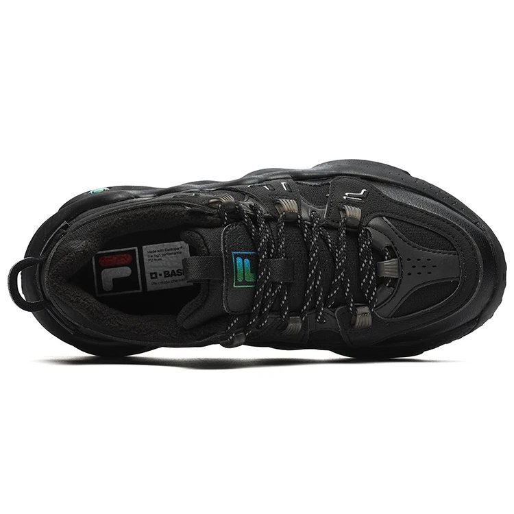 Chaussures de basket rétro Panini We Velour « Noir »