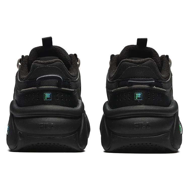 Chaussures de basket rétro Panini We Velour « Noir »