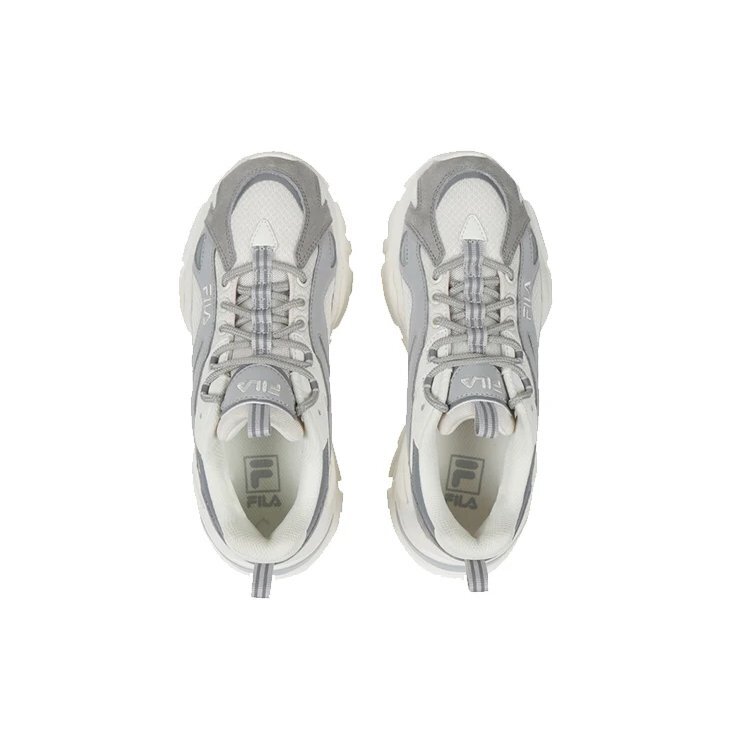 Chaussures de course basses File Blanc/Gris