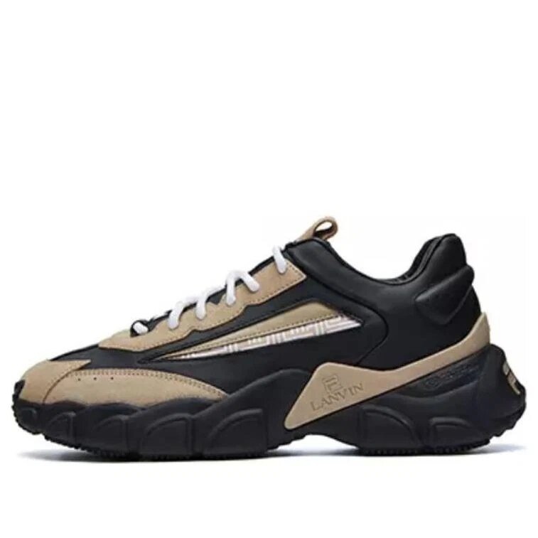 Chaussures de course basses Lanvin x Fila Noir/Jaune