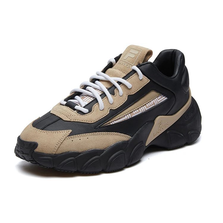 Chaussures de course basses Lanvin x Fila Noir/Jaune