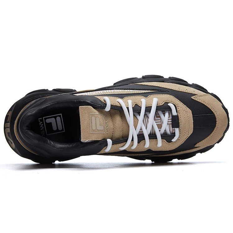 Chaussures de course basses Lanvin x Fila Noir/Jaune