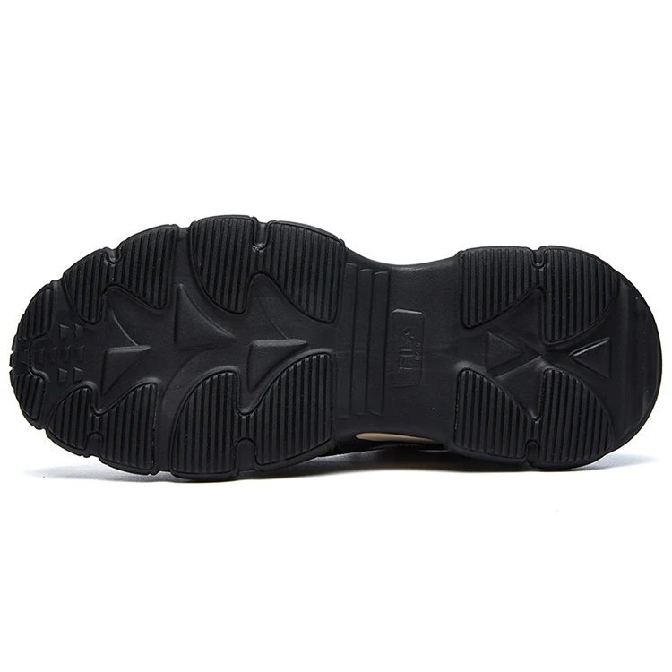 Chaussures de course basses Lanvin x Fila Noir/Jaune