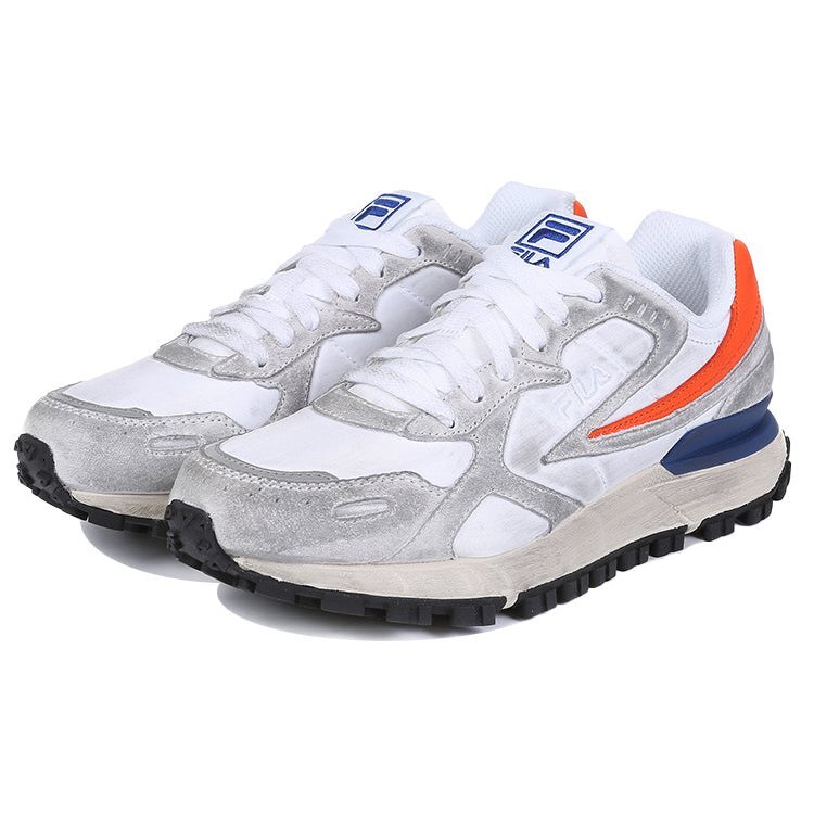Chaussures de course basses Zagato Washing Gris/Orange/Bleu