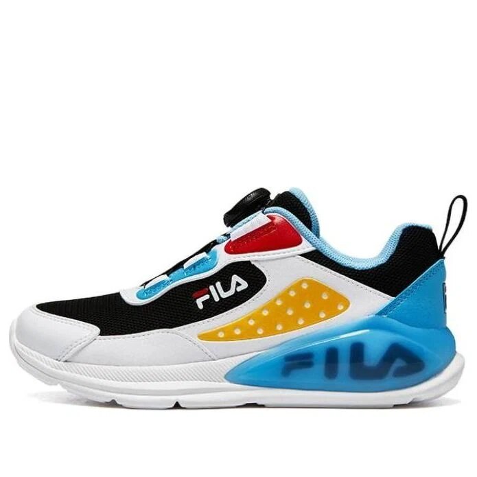 Chaussures de course BOA « Blanc Noir Bleu »