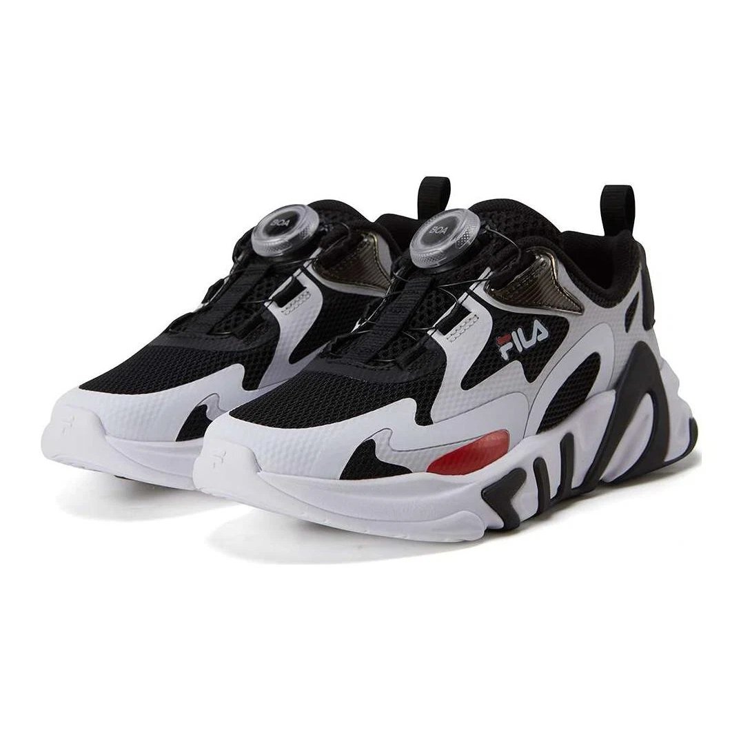 Chaussures de course BOA Fashion « Blanc Noir »