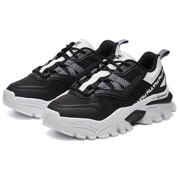 Chaussures de course Buffer Low Noir/Blanc