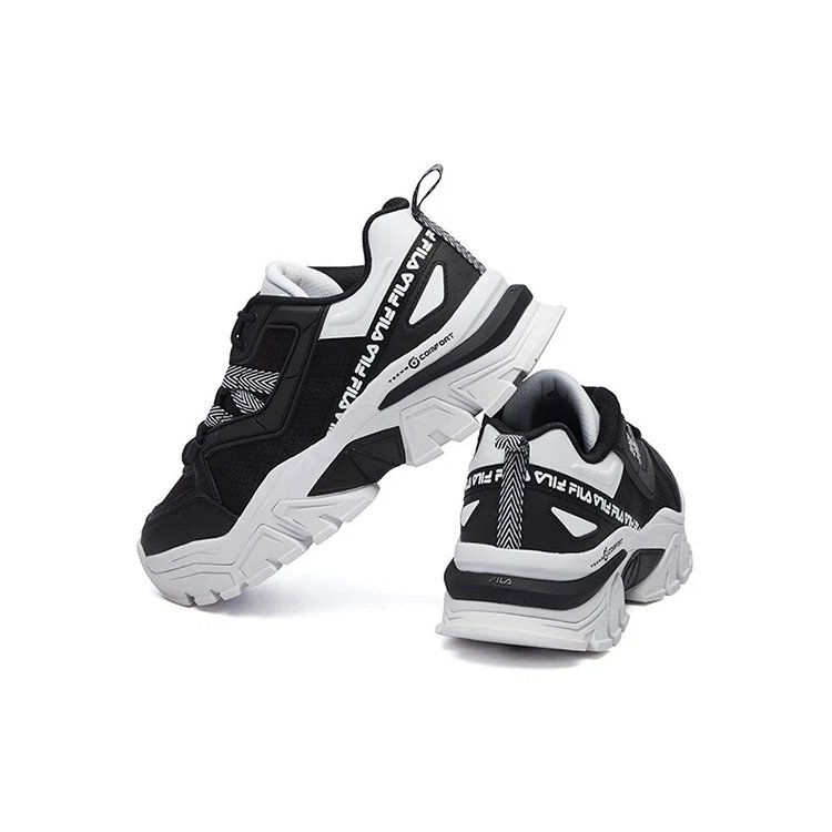 Chaussures de course Buffer Low Noir/Blanc