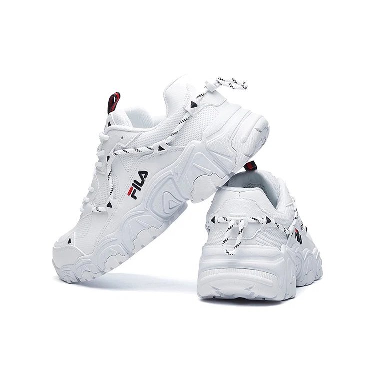 Chaussures de course CAT blanches, version coréenne, unisexe