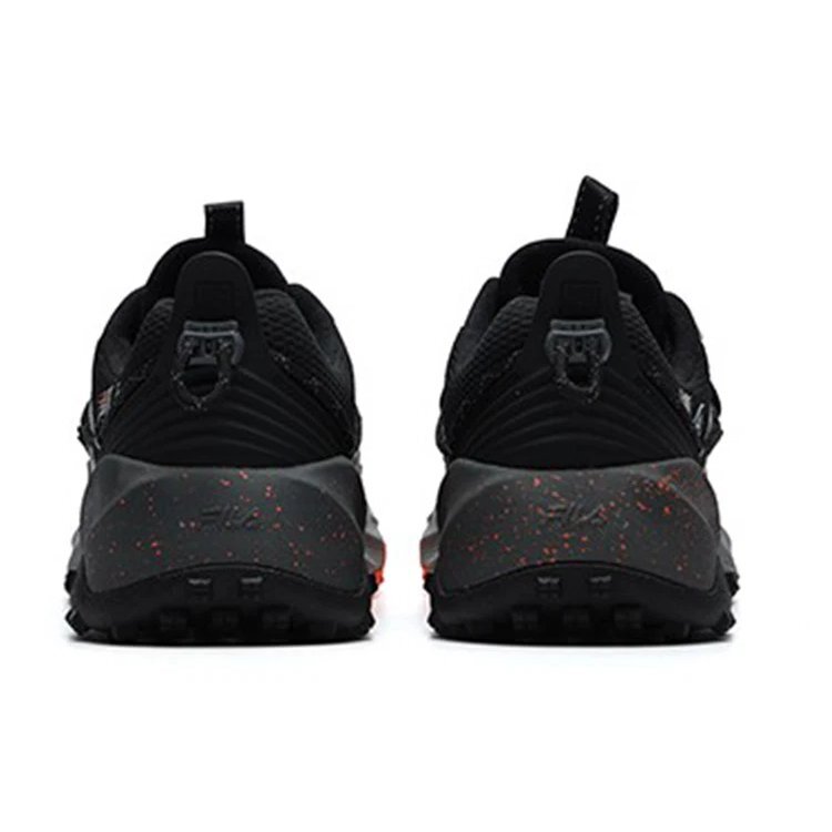 Chaussures de course d'extérieur « Noir Gris Orange »