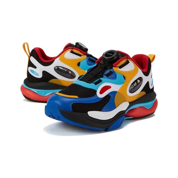 Chaussures de course décontractées « Bleu Rouge Orange »