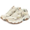 Chaussures de course Gris/Blanc/Marron