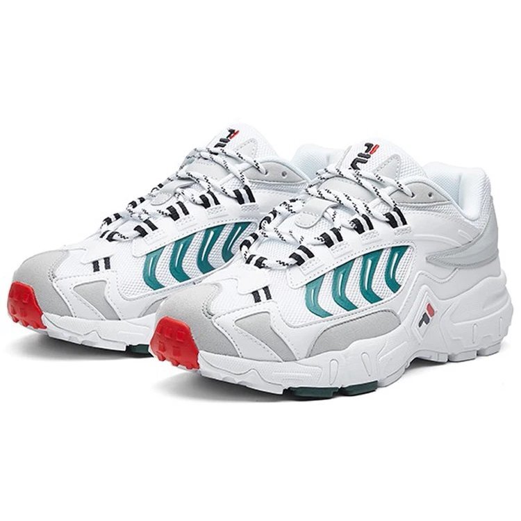 Chaussures de course Gris/Blanc/Vert