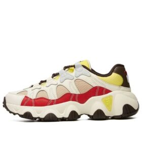 Chaussures de course Jagger Low Blanc/Rouge/Jaune