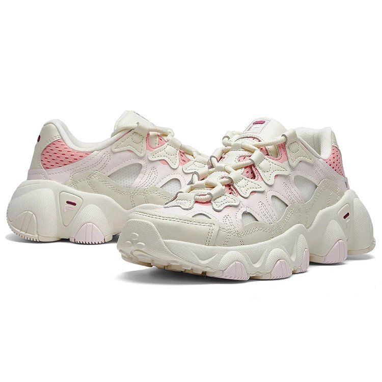 Chaussures de course Jagger Retro Blanc/Rose