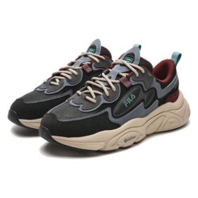 Chaussures de course Mars 1S LowTop « Noir Gris Rouge »