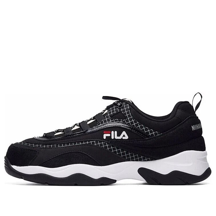Chaussures de course Mihara x Fila Noires