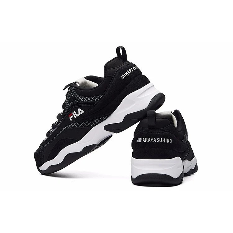 Chaussures de course Mihara x Fila Noires