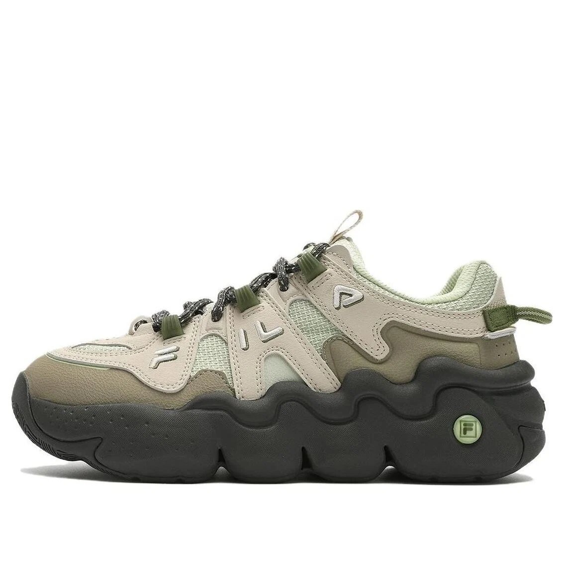 Chaussures de course Panini « Beige Vert »