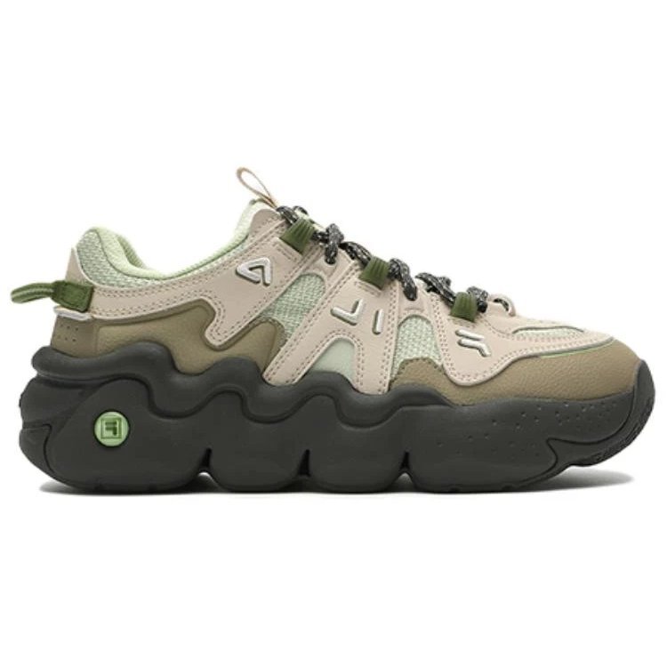 Chaussures de course Panini « Beige Vert »