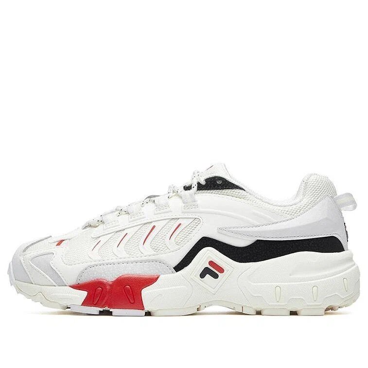 Chaussures de course rétro Blanc/Rouge/Noir