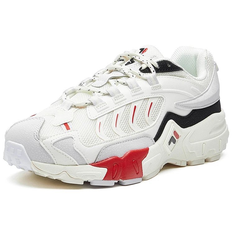 Chaussures de course rétro Blanc/Rouge/Noir