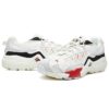 Chaussures de course rétro Blanc/Rouge/Noir