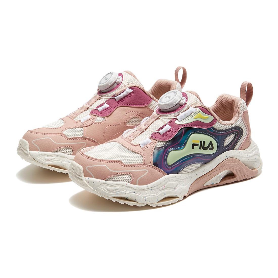 Chaussures de course « Rose et blanc »