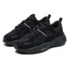 Chaussures de course résistantes à l'usure, noires