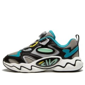 Chaussures de course rétro « Gris Noir Bleu »