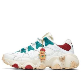 Chaussures de course rétro Jagger Ginger Man Blanc/Marron
