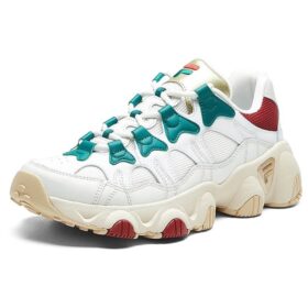 Chaussures de course rétro Jagger Ginger Man Blanc/Marron
