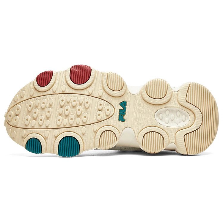 Chaussures de course rétro Jagger Ginger Man Blanc/Marron