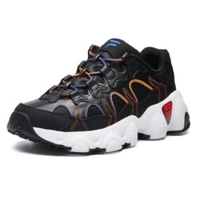 Chaussures de course rétro Jagger Noir/Orange