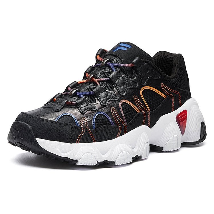 Chaussures de course rétro Jagger Noir/Orange