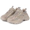 Chaussures de course rétro marron/gris