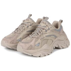 Chaussures de course rétro marron/gris