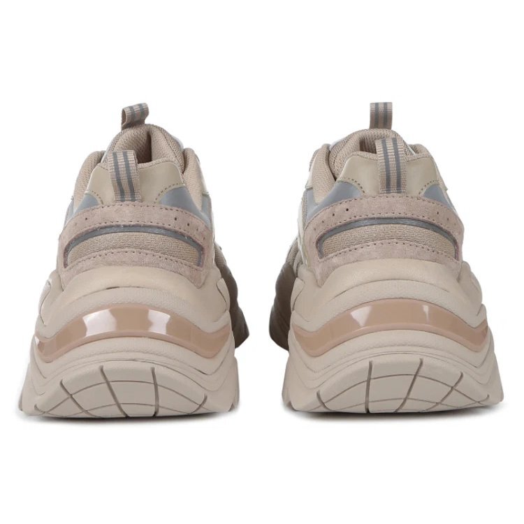 Chaussures de course rétro marron/gris